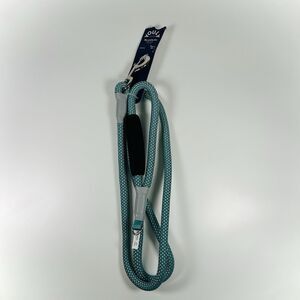 YOULY Reflective Teal Small Dog Leash 5ft Rope Lead Comfort Handle 1/4“ Diameter